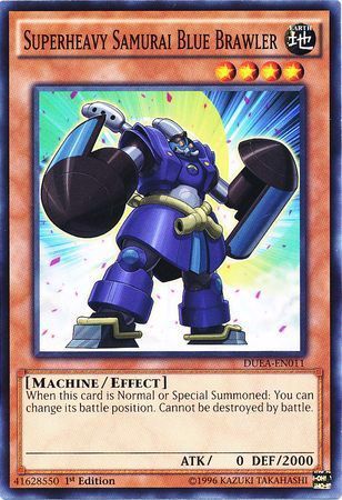 [ US ]Superheavy Samurai Blue Brawler - DUEA-EN011 - Common 1st Edition