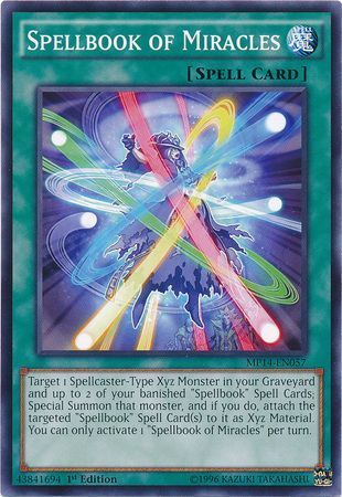 [ US ] Spellbook of Miracles - MP14-EN057 - Common 1st Edition