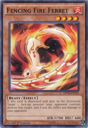 [ US ] Fencing Fire Ferret - MP14-EN123 - Common 1st Edition