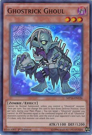 [ US ] Ghostrick Ghoul - MP14-EN126 - Super Rare 1st Edition