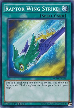 [ US ] Raptor Wing Strike - LC5D-EN137 - Common 1st Edition