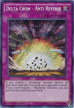 [ US ] Delta Crow - Anti Reverse - LC5D-EN140 - Secret Rare 1st Edition