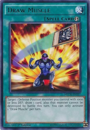 [ US ] Draw Muscle - NECH-EN057 - Rare 1st Edition