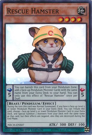 [ UK ] Rescue Hamster - NECH-ENS07 - Super Rare 1st Edition