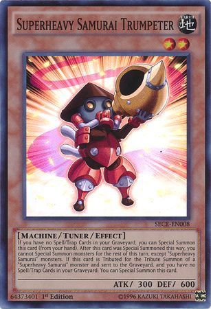 [ US ] Superheavy Samurai Trumpeter - SECE-EN008 - Super Rare 1st Edition