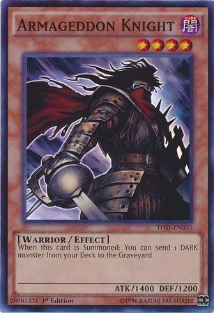 [ US ] Armageddon Knight - THSF-EN035 - Super Rare 1st Edition