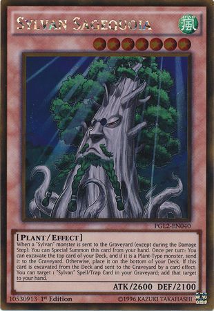 [ US ] Sylvan Sagequoia - PGL2-EN040 - Gold Rare 1st Edition