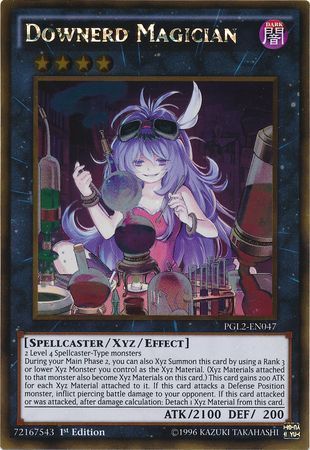 [ US ] Downerd Magician - PGL2-EN047 - Gold Rare 1st Edition