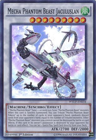 [ UK ] Mecha Phantom Beast Jaculuslan - WSUP-EN034 - Super Rare 1st Edition