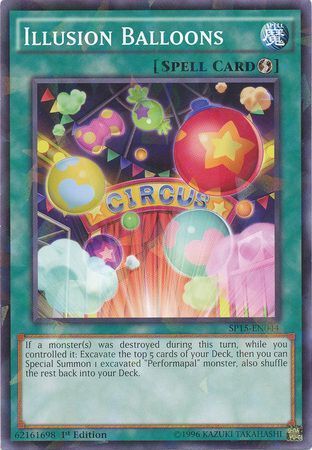 [ UK ] Illusion Balloons - SP15-EN044 - Shatterfoil Rare 1st Edition