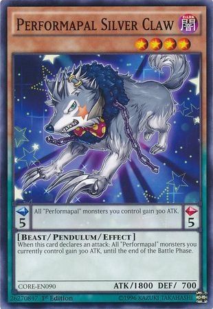 [ UK ] Performapal Silver Claw - CORE-EN090 - Common 1st Edition