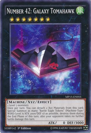 [ UK ] Number 42: Galaxy Tomahawk - MP15-EN055 - Common 1st Edition