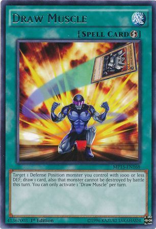 [ UK ] Draw Muscle - MP15-EN168 - Rare 1st Edition