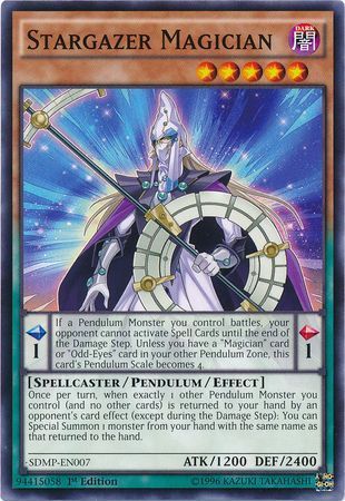 [ US ] Stargazer Magician - SDMP-EN077 - Common 1st Edition