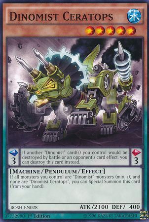 [ US ] Dinomist Ceratops - BOSH-EN028 - Common