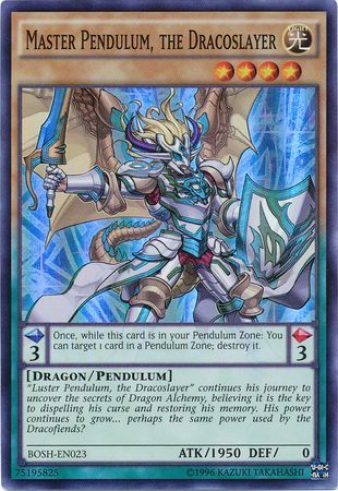 [ UK ] Master Pendulum, the Dracoslayer - BOSH-EN023 - Super Rare Unlimited Edition