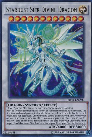 [ UK ] Stardust Sifr Divine Dragon - SHVI-EN096 - Ultra Rare Unlimited