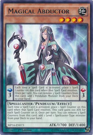 [ US ] Magical Abductor - MP16-EN073 - Rare 1st Edition