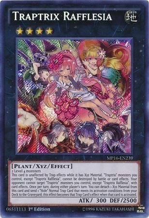 [ US ] Traptrix Rafflesia - MP16-EN239 - Secret Rare 1st Edition