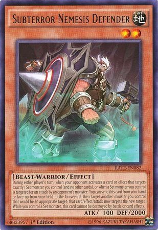 [ UK ] Subterror Nemesis Defender - RATE-EN082 - Rare 1st Edition