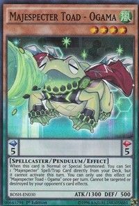 [ UK ] Majespecter Toad - Ogama - BOSH-EN030 - Super Rare 1st Edition