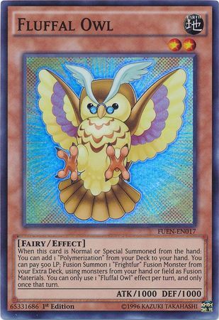 [ UK ] Fluffal Owl - FUEN-EN017 - Super Rare 1st Edition