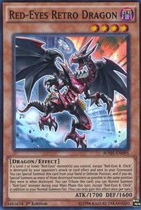 [ UK ] Red-Eyes Retro Dragon - BOSH-EN095 - Super Rare 1st Edition