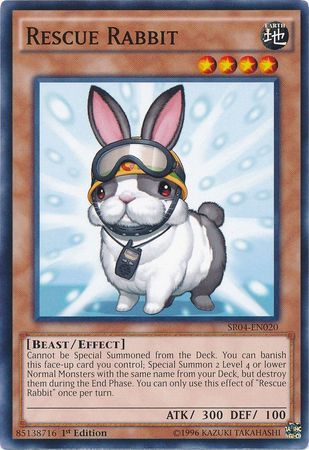 [ US ] Rescue Rabbit - SR04-EN020 - Common 1st Edition