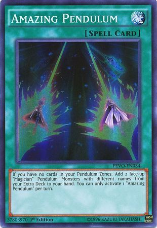 [ UK ] Amazing Pendulum - PEVO-EN034 - Super Rare 1st Edition