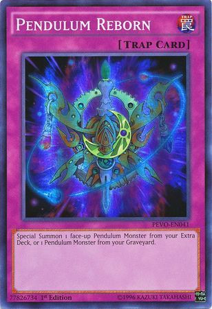 [ UK ] Pendulum Reborn - PEVO-EN041 - Super Rare 1st Edition