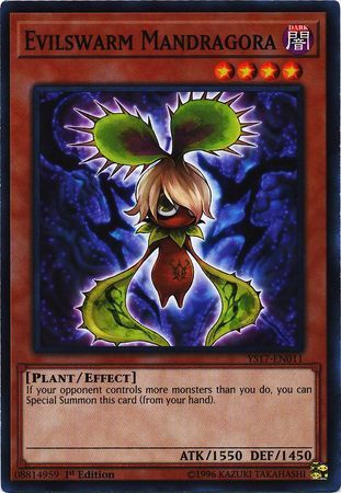 [ US ] Evilswarm Mandragora - YS17-EN011 - Common 1st Edition