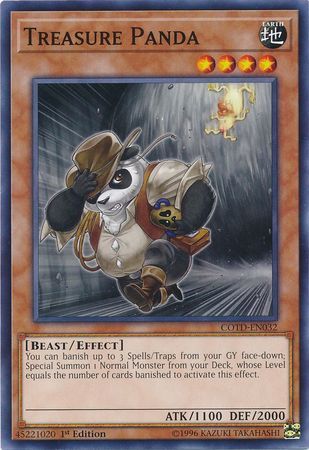 [ UK ] Treasure Panda - COTD-EN032 - Common - 1st Edition