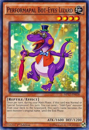 [ US ] Performapal Bot-Eyes Lizard - MP17-EN058 - Common 1st Edition