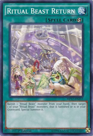 [ UK ] Ritual Beast Return - MP17-EN217 - Common 1st Edition