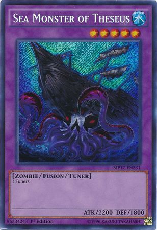 [ UK ] Sea Monster of Theseus - MP17-EN231 - Secret Rare 1st Edition