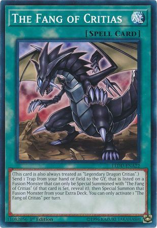 [ UK ] The Fang of Critias - LEDD-ENA22 - Common 1st Edition