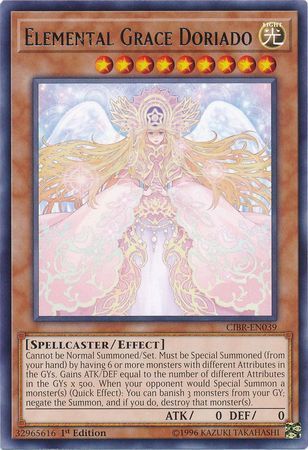 [ UK ] Elemental Grace Doriado - CIBR-EN039 - Rare 1st Edition