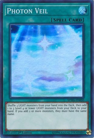 [ UK ] Photon Veil - SPWA-EN050 - Super Rare 1st Edition