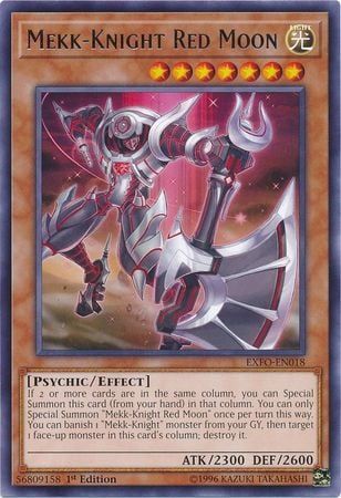 [ UK ] Mekk-Knight Red Moon - EXFO-EN018 - Rare 1st Edition