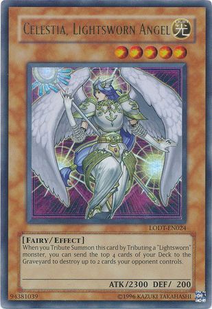 [ US ] Celestia, Lightsworn Angel - LODT-EN024 - Ultra Rare - Unlimited