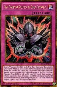 [ UK ] The Phantom Knights of Dark Gauntlets - PGL3-EN016 - Gold Secret Rare 1st Edition