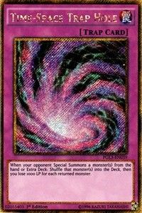 [ US ] Time-Space Trap Hole - PGL3-EN039 - Gold Secret Rare 1st Edition