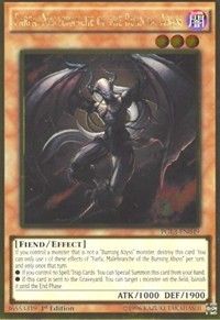 [ UK ] Farfa, Malebranche of the Burning Abyss - PGL3-EN049 - Gold Rare 1st Edition