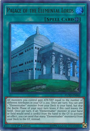 Palace of the Elemental Lords - FLOD-EN060 - Ultra Rare 1st Edition