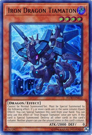 [ UK ] Iron Dragon Tiamaton - FLOD-EN032 - Ultra Rare Unlimited