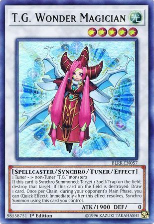 [ UK ] Đồng giá 10K T.G. Wonder Magician - BLRR-EN057 - Ultra Rare 1st Edition