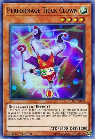 [ UK ] Performage Trick Clown - BLRR-EN060 - Ultra Rare 1st Edition