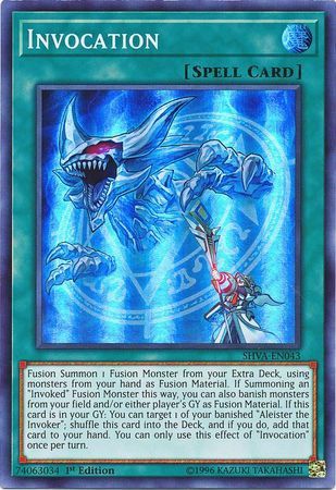 [ UK ] Invocation - SHVA-EN043 - Super Rare 1st Edition