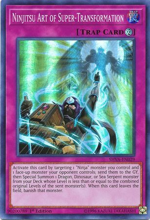 [ UK ] Ninjitsu Art of Super-Transformation - SHVA-EN029 - Super Rare 1st Edition