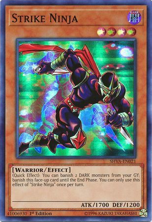 [ UK ] Strike Ninja - SHVA-EN021 - Super Rare 1st Edition